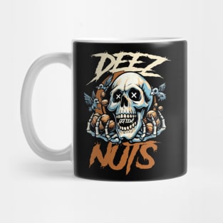 Deez Nuts Got Eem! Skull Nutcracker Mug